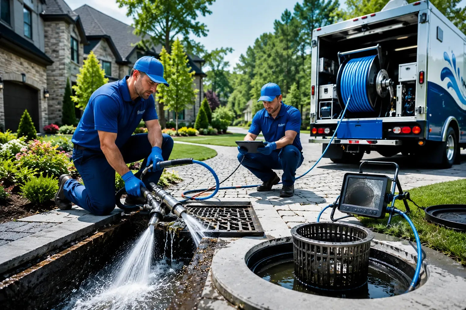 Local outdoor drain cleaning professionals in Lanse, MI