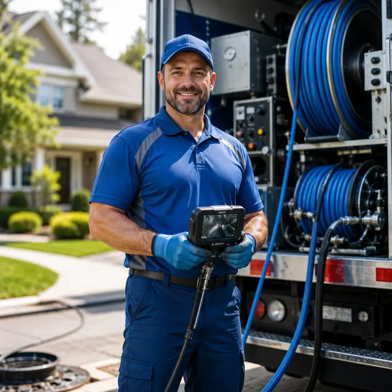 Local outdoor drain cleaning specialists in Lanse, MI